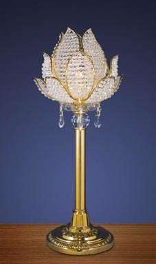 โคมไฟตั้งโต๊ะคริสตัล รุ่นWL-64421-H24KG