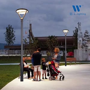 โคมไฟโซล่าเซลล์สนาม UFO รุ่น WL-STP102-20W-BK