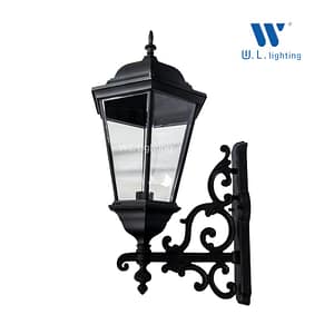 โคมไฟกิ่ง โคมไฟติดผนังภายนอก ขั้ว E27 รุ่น WL-A68-XL-BK สีดำ