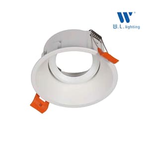 โคมไฟดาวน์ไลท์ ปรับหน้าได้ ขั้ว MR16/GU10 รุ่น WL-581-MR16/GU10 สีดำ-ขาว