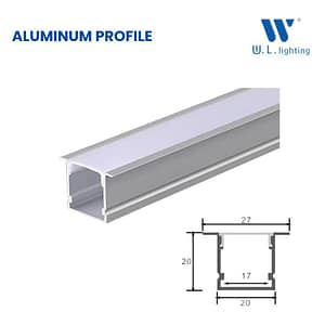 รางอลูมิเนียม Profile รุ่น WL-AL2020C-3M
