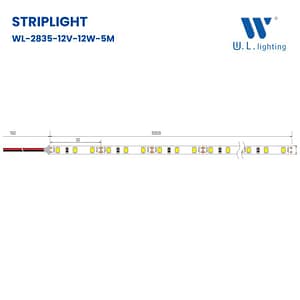 ไฟเส้น Striplight 2835 12V 12W/M รุ่น WL-2835-12V-12W