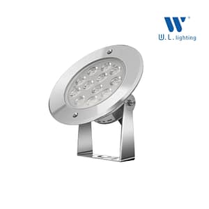 (Project Pre-order) โคมไฟใต้น้ำ ไฟน้ำพุ SS316L กันน้ำ IP68 12W รุ่นWL-UW316-Stand-12W