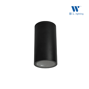 โคมไฟดาวน์ไลท์ติดลอย กันน้ำ ขั้ว E27 สีดำ รุ่น WL-D450-E27-BK