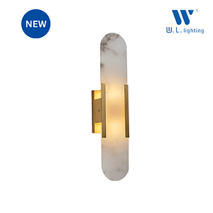 โคมไฟผนังหินอ่อนภายใน รุ่น WL-A-mable03-E14x2-KG