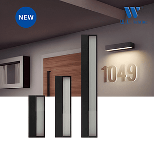 โคมไฟผนังภายนอก ส่องป้ายทะเบียนบ้าน  รุ่น WL-B07-3000K