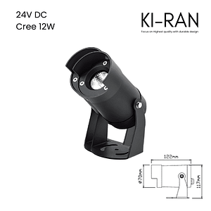 โคมไฟส่องต้นไม้ ไฟปักดิน 12วัตต์ รุ่น EGIS-H-12W