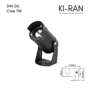 โคมไฟส่องต้นไม้ ไฟปักดิน 7วัตต์ รุ่น EGIS-H-7W