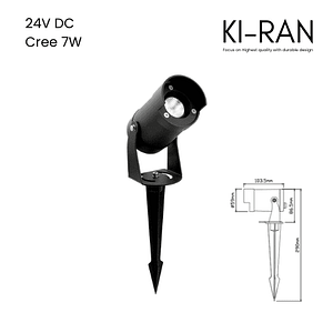 โคมไฟปักดิน โคมไฟส่องต้นไม้ ไฟปักดิน 7วัตต์ รุ่น EGIS-SH-7W